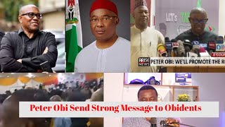 Peter Obi Send Strong Message to Obidents This is Not The End | Students Amber@st Imo State Governor