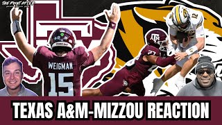 Texas A&M-Mizzou Reaction: Conner Weigman & Aggies DOMINATE #9 Mizzou Tigers 41-10 | SEC Contender?