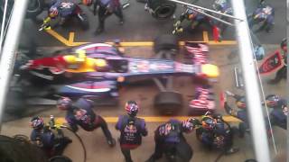 RedBull Renault PitSTop w 3 sek!