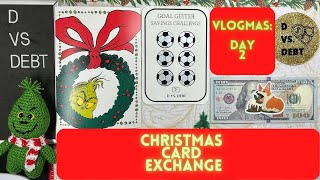 Vlogmas / Scratchmas day 2: Christmas card exchange, savings challenges, taste test, and more!