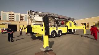 Bronto Skylift live demonstration at Sharjah Civil Defence