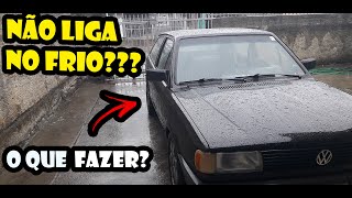 COMO LIGAR CARRO CARBURADO NO FRIO I DICAS SIMPLES PARA GOL QUADRADO