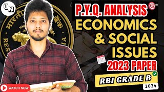 PYQ Analysis Of 2023 ESI Paper | ESI for RBI Grade B | RBI Grade B 2024 Notification | UNleash RBI