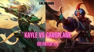 Kayle Top vs Gangplank PENTAKILL ! Patch 11.7 EUW Challenger