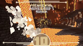 Medieval Minecraft Ep 10 - Netherite Monstrosity Battle