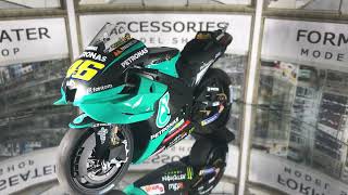 Minichamps 1/12 Valentino Rossi Yamaha YZR-M1 ‘Last Race of VR46' Valencia MotoGP 2021