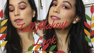 FALL 2019 MAKEUP LOOK 🍁 |Mallory Ervin Podcast | Jasmiiin Jimenez