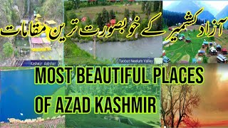 Top Most Beautiful Places Of  kashmir