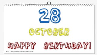 28 October Special New Birthday Status Video, happy birthday wishes, birthday msg quotes जन्मदिन