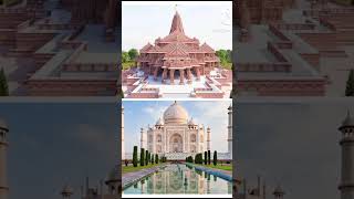 Taj Mahal vs ram Mandir #sorts #viralvideo #trending #mulim #hindu #vs