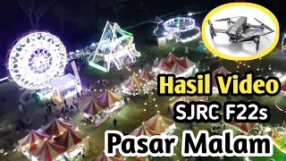 HASIL TES VIDEO MALAM menggunakan Drone SJRC F22s #footage #drone #sjrcf22s #pasarmalam #temanggung