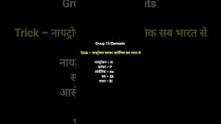 periodic table याद करने की Trick most important gk trick for exam #learn #education #gk #facts #mpsc