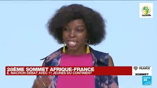 28eme Sommet Afrique-France (2021) : l'échange sans concession des jeunes avec Emmanuel Macron