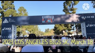 2023 Los Angeles BIG5 5K l Dodgers Stadium Los Angeles California l Family Running