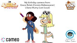 Grace Rolek and Liliana Mumy Cameos for my b-day