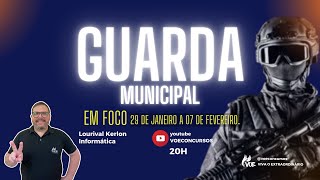 Concursos Guarda Municipal: Aulão de Informática