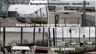 Only Airport with a Open to SKY Terrace in Terminal for Plane Spotting!!