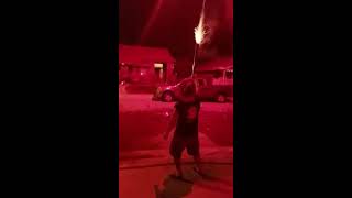 Independence  Day Festivities  2018 - Robo-Eagle Barrage 220 shot @redapplefireworksUSA Patriots