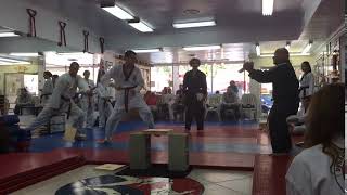 Taekwondo Cho Dan Bo Kyle Wood Breaking