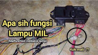 memahami cara kerja lampu mil di sepeda motor injeksi