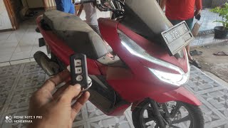 duplikat remot honda PCX di cikampek purwakarta. tambah remot baru tanpa ganti ecu scu keyless