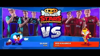 QLASH VS RED KALUNGAS highlights| Brawl stars march championship 2020|Aragog Gaming.