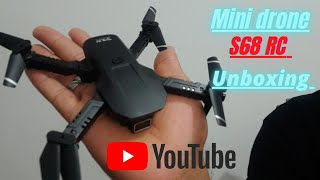 mini drone s68 RC:unboxing