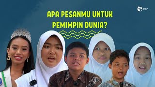 Hadapi Krisis Iklim: Pesan Dari Generasi Muda