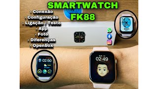 SMARTWATCH FK88: Lançamento 🚀 Tela infinita 1.78 Melhor de 2021😱? Melhor Acabamento de todos !