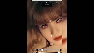 LISA smudge edit ft shoong #ibispaintx #viralvideo #trendingshorts #blackpinkedit like share sub🖤💗🔥