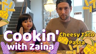 Cookin with Zaina - Cheesy Taco Pasta