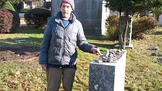 Phillip W. Weiss, the street singer, reciting the Kaddish for Judy Holliday, November 26, 2024