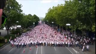 Stuttgarter Fan-Marsch zum Stadion (VfB Stuttgart - Hamburger SV 16.05.15)