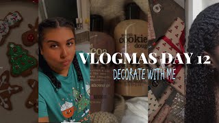 VLOGMAS DAY ??? ❄️🎄🥲| HAIR CARE | UNBOXING | CHIT CHAT | Decorate with me | DOGS #vlogmas2023