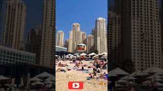 Dubai Marina Beach ⛱  A Beautiful view, #Marina #dubai #Beach #UAE #short #expo #dxb #Dubai_Vlogs