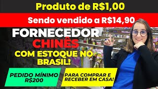 Fornecedor Chinês no Brasil com pedido mínimo de R$200 pra você começar hoje!