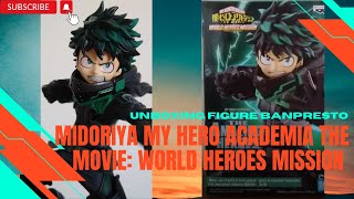 Midoriya Deku Unboxing Banpresto The Amazing Heores My Hero Academia the Movie World Heroes Mission