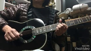 Ovation custom legend 1619-5(1981 Central Park Tribute) sound test