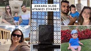 ANKARA VLOG | ANITKABİR ZİYARETİ |❤️ NÖBET DEĞİŞİMİNE DENK GELDİK 💂🏼‍♀️🇹🇷 #vlog #anıtkabir