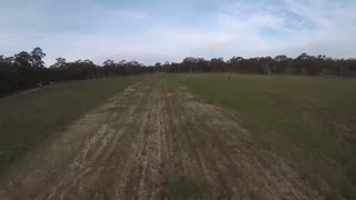 X Air Standard Take off and landing rear view of plane @ 4k