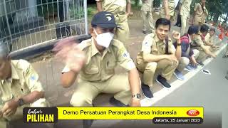 Demo Persatuan Perangkat Desa Indonesia Jilid 3, Tuntut Kejelasan Status Kepegawaian Perangkat Desa