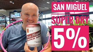 San Miguel Super Dry 5% taste test review | Philippines 🇵🇭