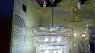 Made to measure, custom Made, grand design birmingham 2011 crystal chandelier First Class Lighting