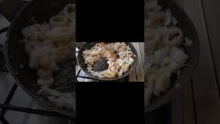 Spaghetti with squid and shrimp - Mì spaghetti tôm mực #shorts