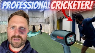 Batting Against 155km Side Arm Balls! Ft Vikramjit Singh