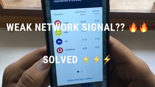 Weak Signal Strength?? 🔥🔥| An Application For Finding Network Signal Strenth In Your Area ⚡️⚡️⚡️