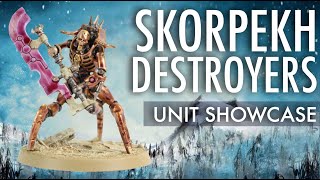 Showcase Painting Reference Skorpekh Destroyers Necrons Khepri Dynasty Warhammer 40K