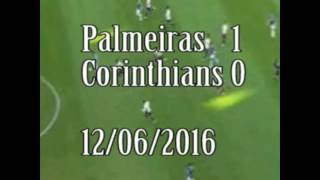 Palmeiras 1x0 Corinthians - Brasileirão 2016 - 12/06/2016