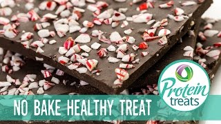 Chocolate Peppermint Bark Protein Treats by Nutracelle