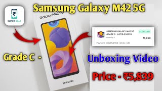 Samsung galaxy m42 5g order from cashify super sale | unboxing video | refurbished mobile unboxing